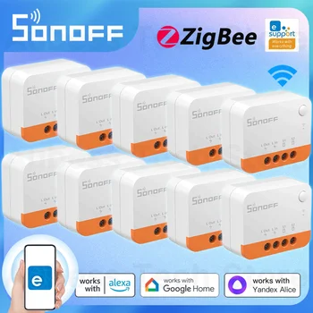 SONOFF ZBMINI L2 ZigBee Smart Switch Не се изисква неутрален проводник 2-Лентов модул реле осветление за Alice Алекса Google Home Асистент
