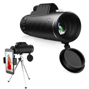 Телескоп Телеобектив 40X60 обектив със Статив Монокуляр Обектива на камера на Мобилен телефон за Смартфони lente para celular